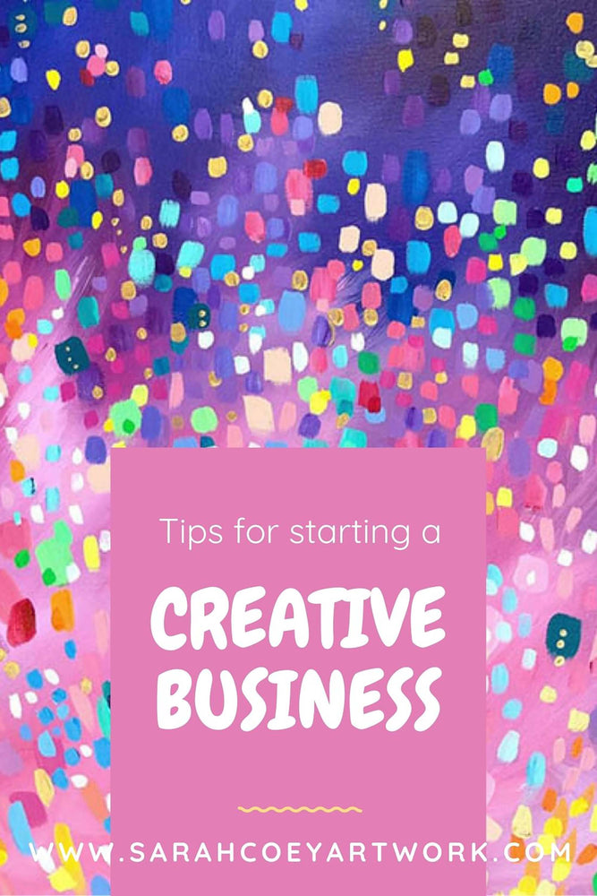 Tips for starting a creative business